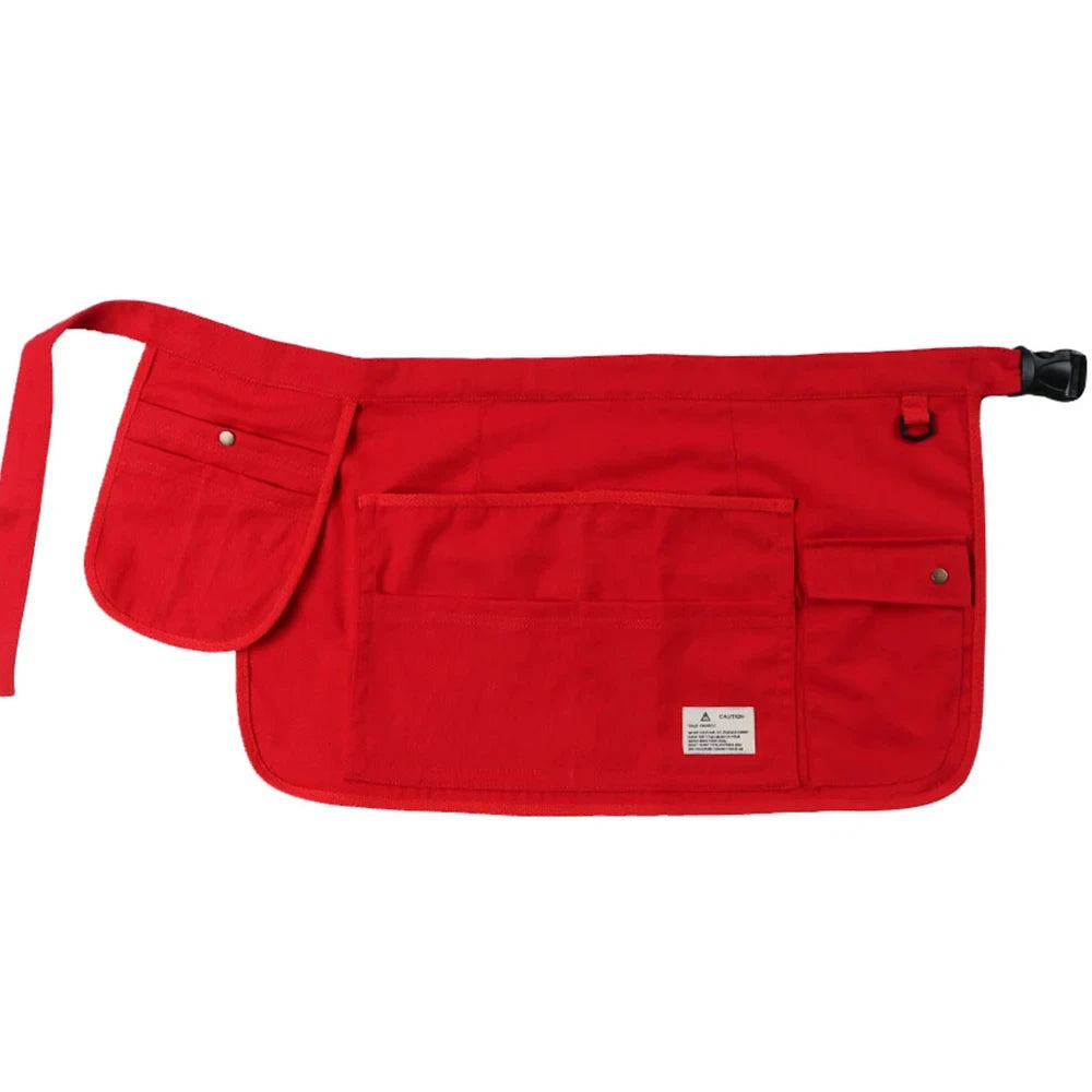 Heavy Duty Tool Belt Apron with Pockets – Adjustable Waist Work Apron for Gardening, DIY, and Crafting