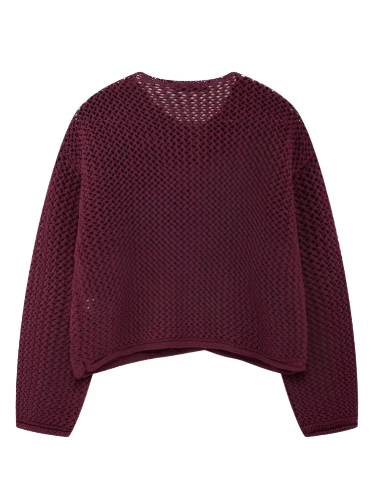 Knitted Cardigan with Button Detail