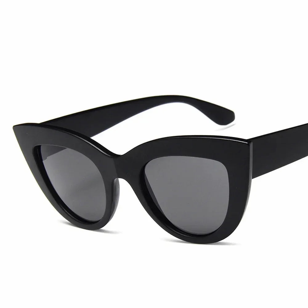 Aria Black Cat Eye Sunglasses – Bold Women’s UV Summer Eyewear