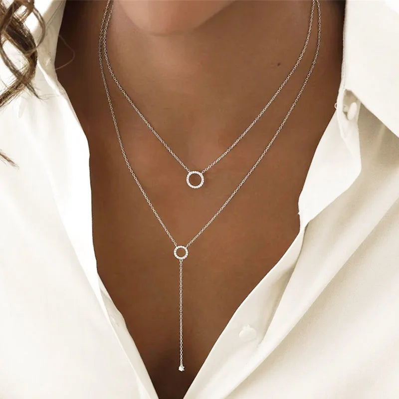 Circle Pendant Necklace