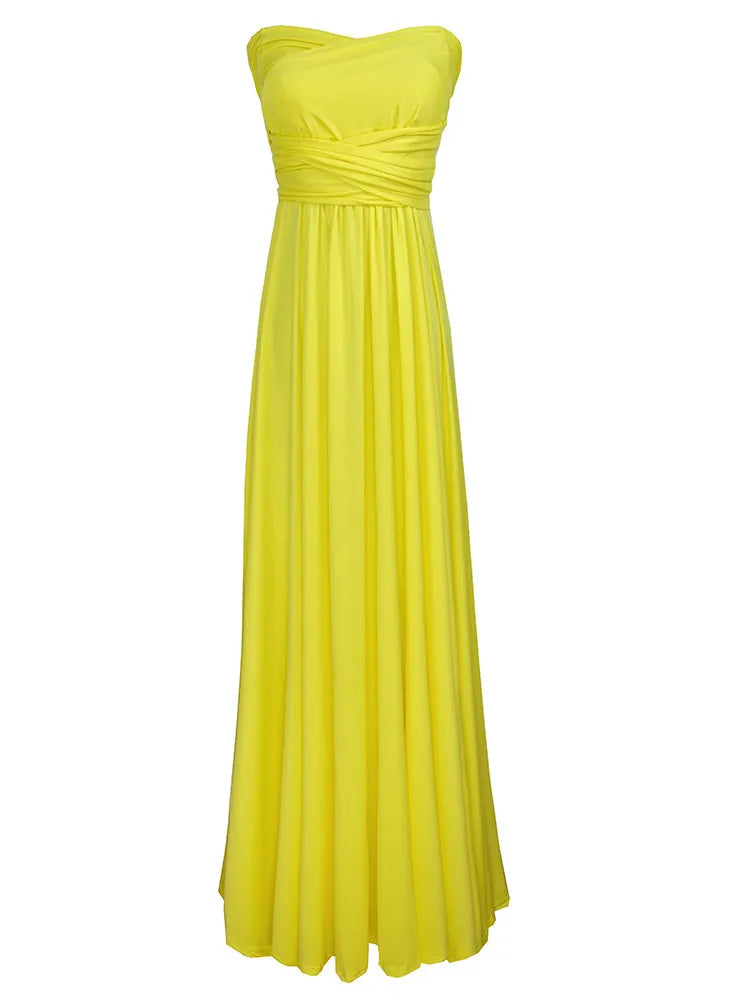 Marzella Multiway Maxi Dress – Tie Wrap Bridesmaid and Formal Occasion Gown in Multiple Colours