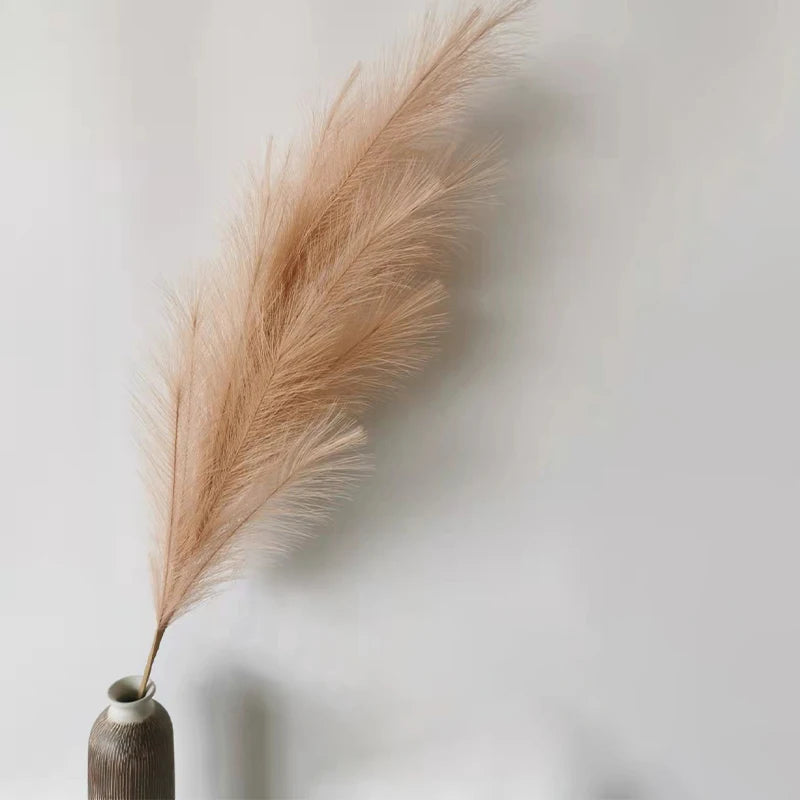 Boho Pampas Grass Bundle – 9 Piece Set of 100cm Fluffy Dried Stems for Home & Wedding Decor