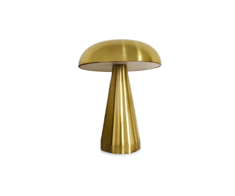 Metallic Mushroom LED Table Lamp