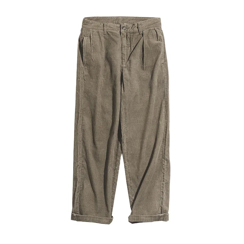 Helston Straight Leg Corduroy Trousers – Relaxed Fit Men’s Casualwear