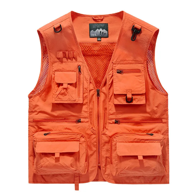 Men’s Tactical Vest – Multi-Pocket Outdoor Utility Gilet