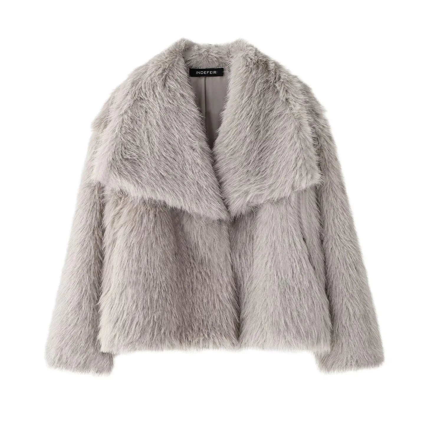 Luxurious Faux Fur Women’s Jacket