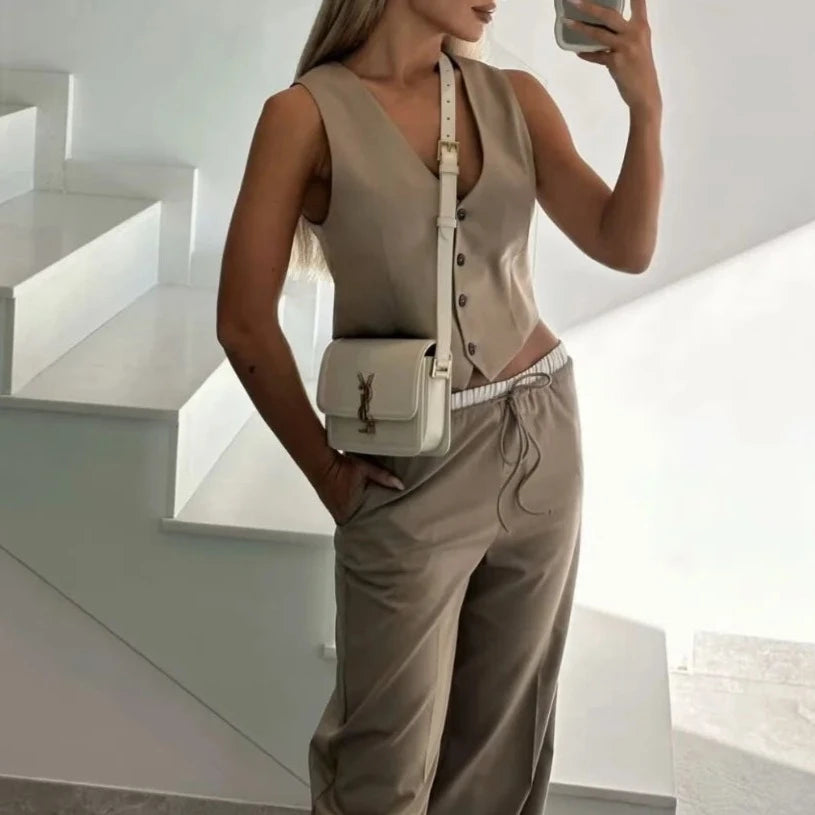 Vestique Waistcoat Co-ord Set