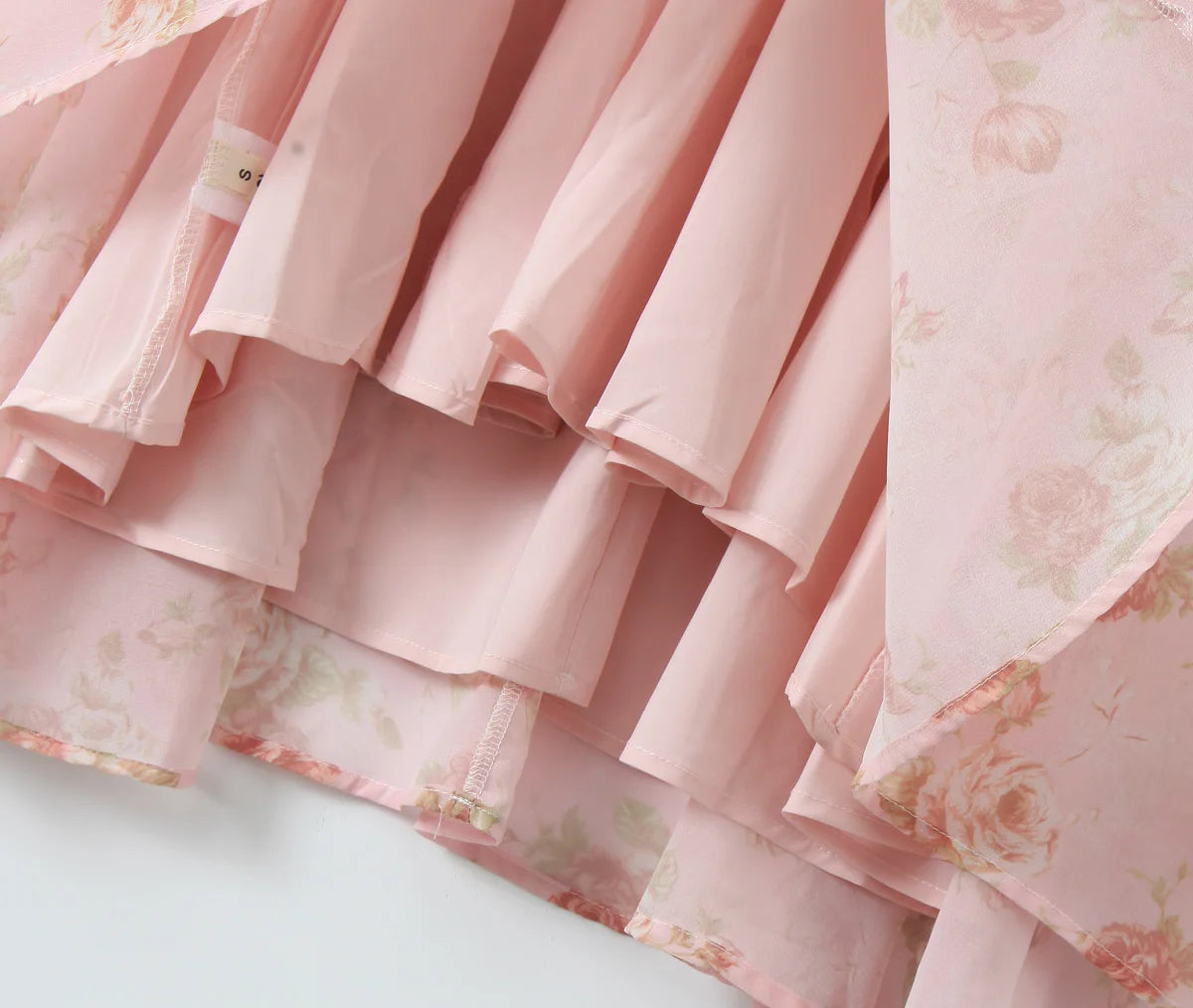 Elviera Pink Floral Halterneck Midi Dress – Plunge Neck Backless Summer Occasion Dress