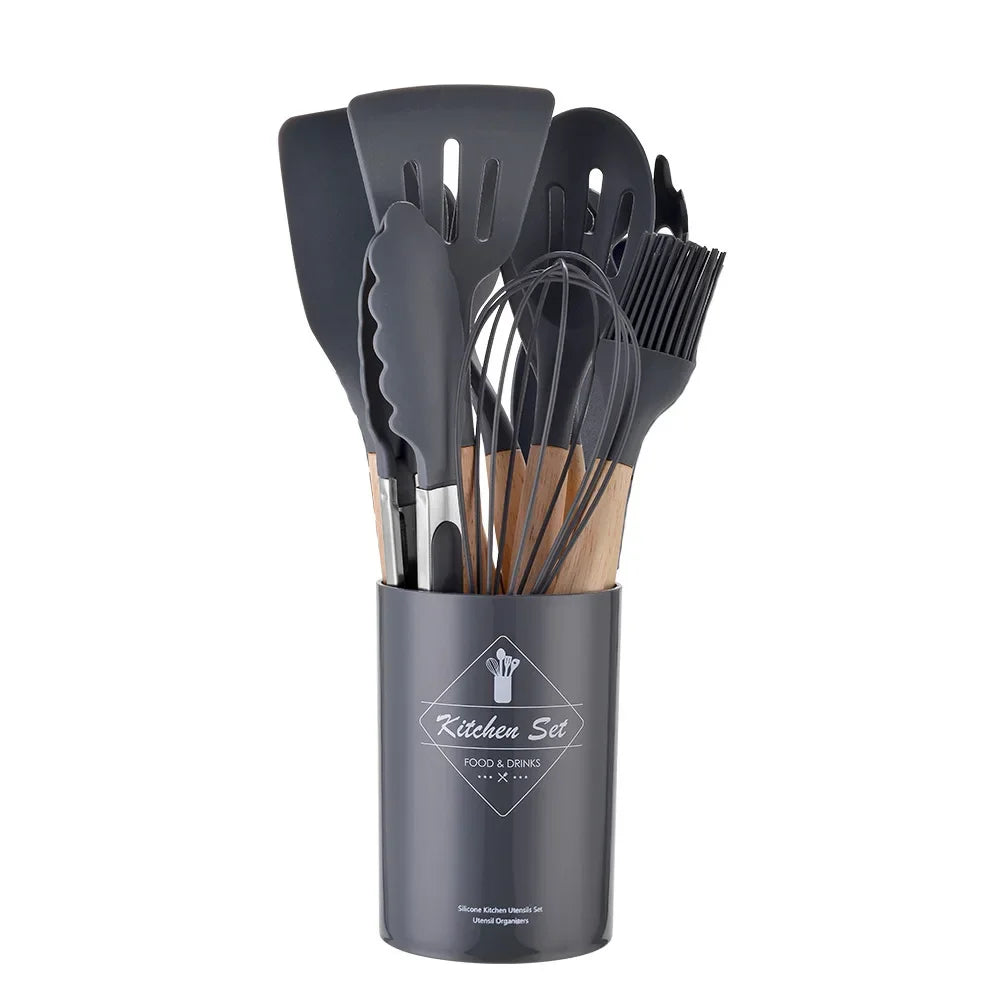 Silicone Kitchenware Utensils Set 12pcs