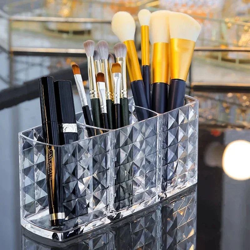 Crystal-Clear Acrylic Makeup Organizer