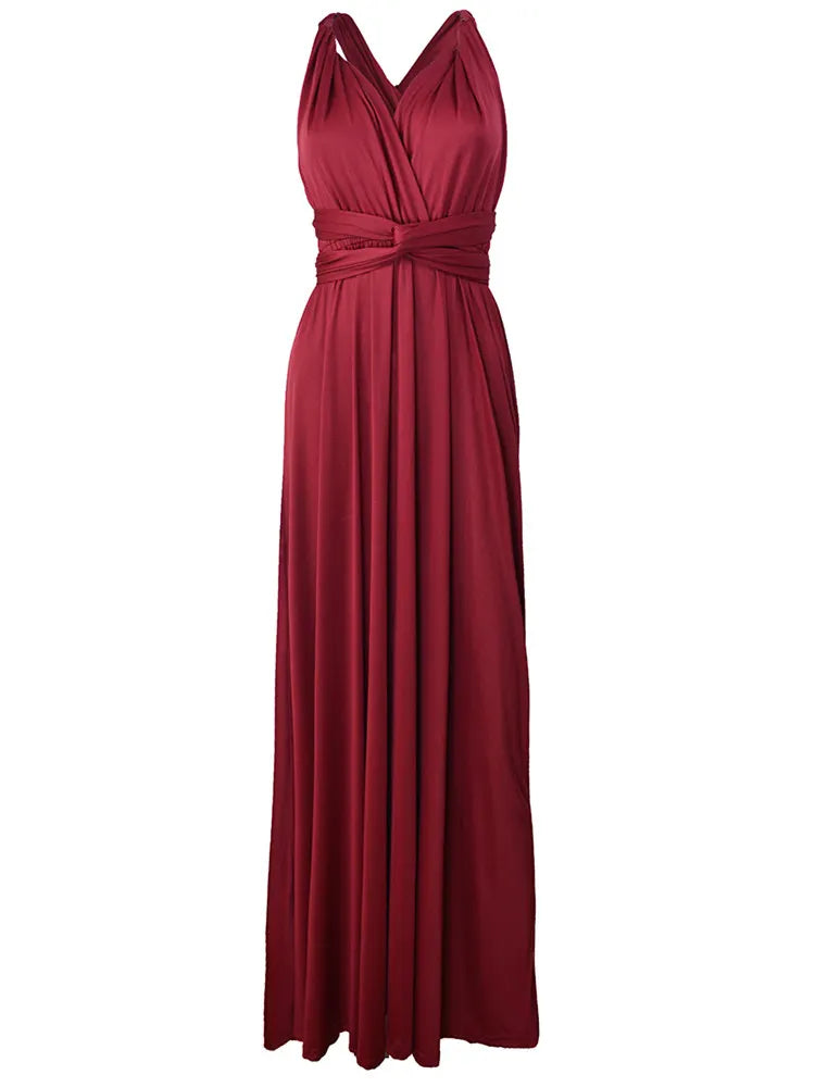 Marzella Multiway Maxi Dress – Tie Wrap Bridesmaid and Formal Occasion Gown in Multiple Colours