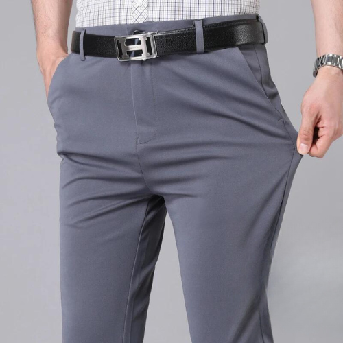 Smart Lightweight Straight Trousers