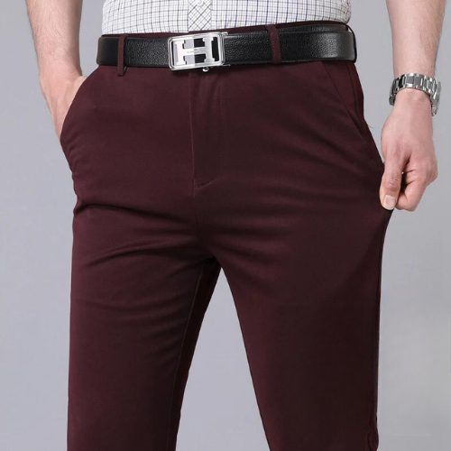 Smart Lightweight Straight Trousers