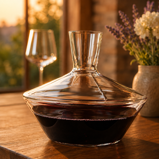 Vintner Collection Handcrafted Crystal Wine Decanter 1900ml – Premium Red Wine Carafe