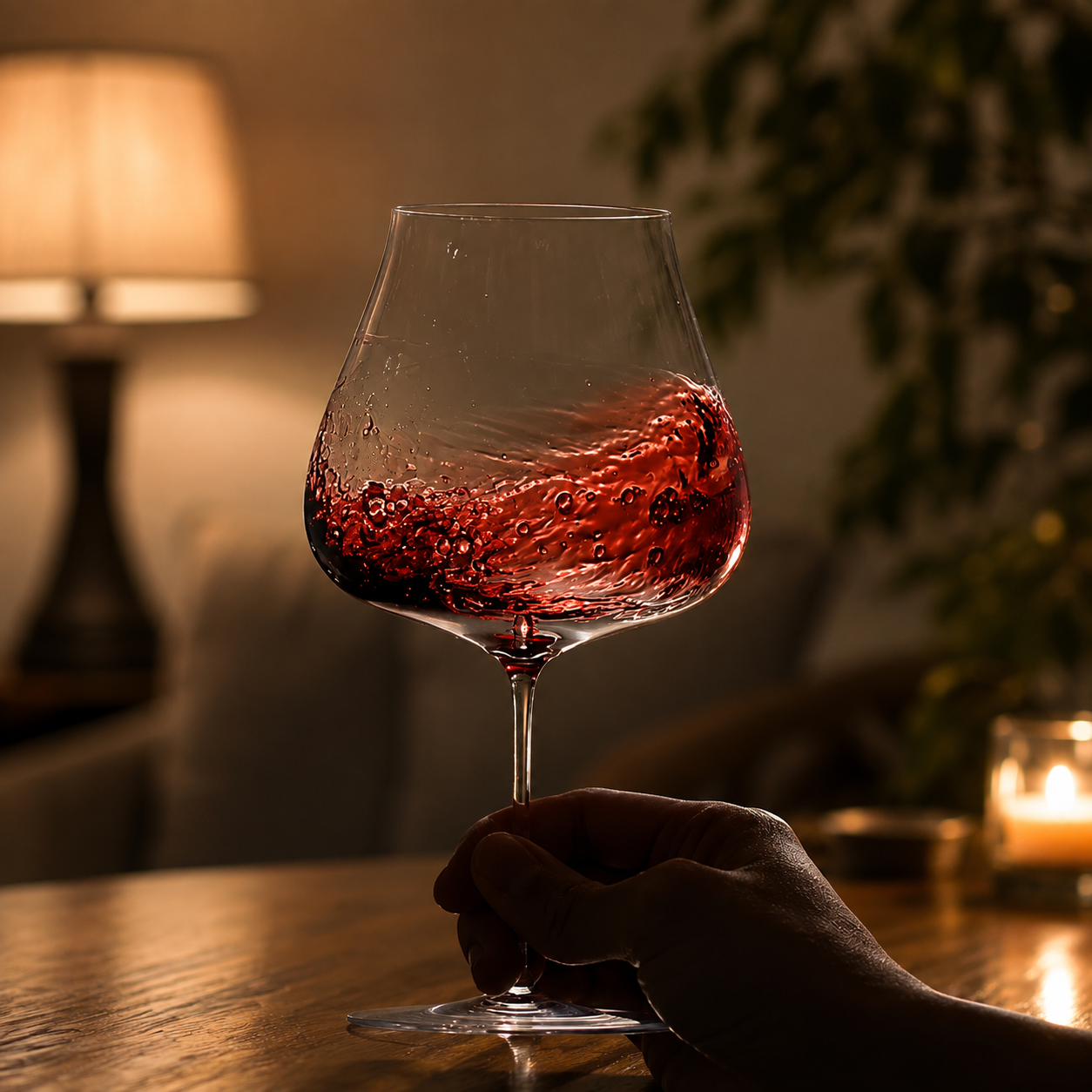 Vintner Collection Handcrafted Crystal Sensory Wine Glass 850ml – Premium Wine Tasting Goblet