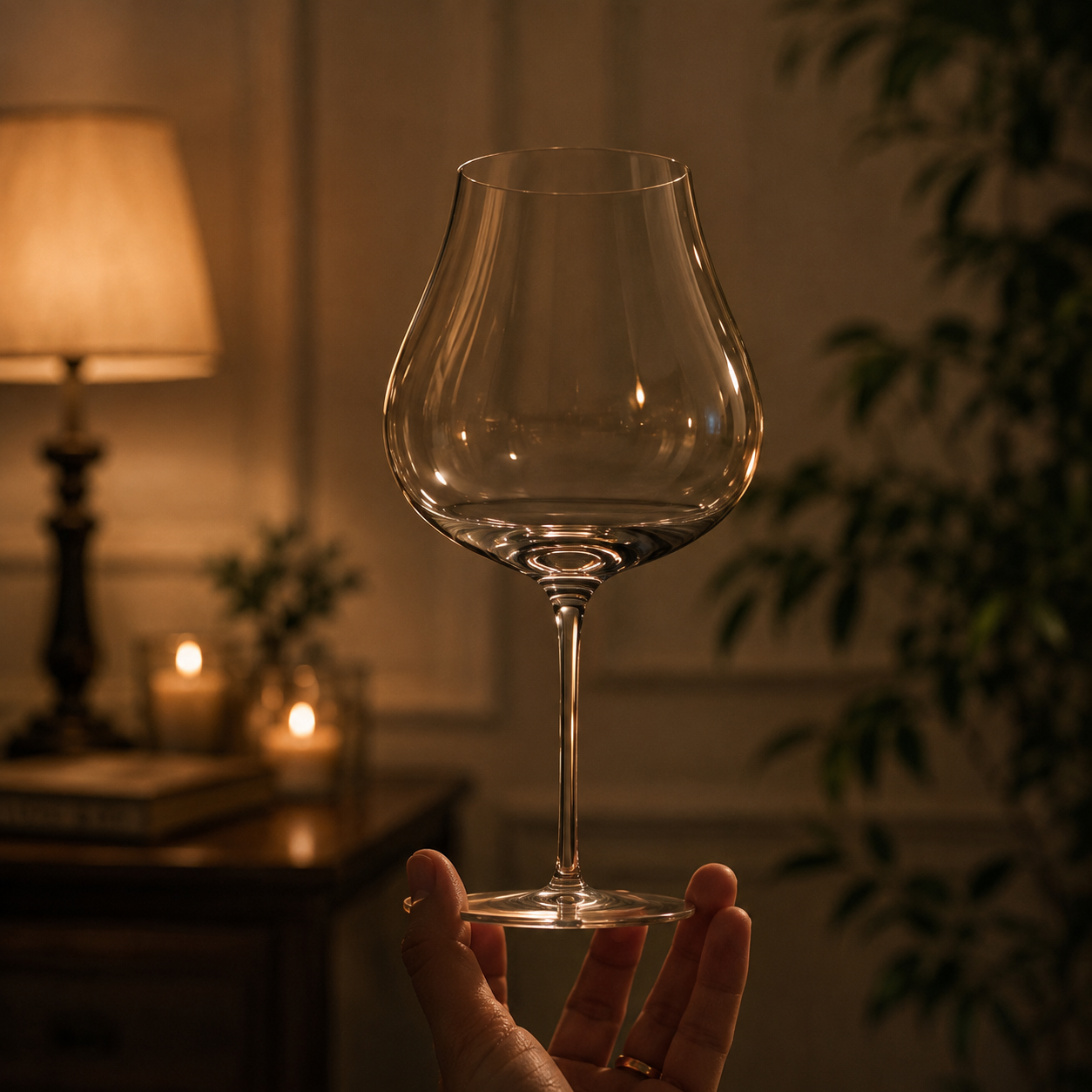 Vintner Collection Handcrafted Crystal Sensory Wine Glass 850ml – Premium Wine Tasting Goblet