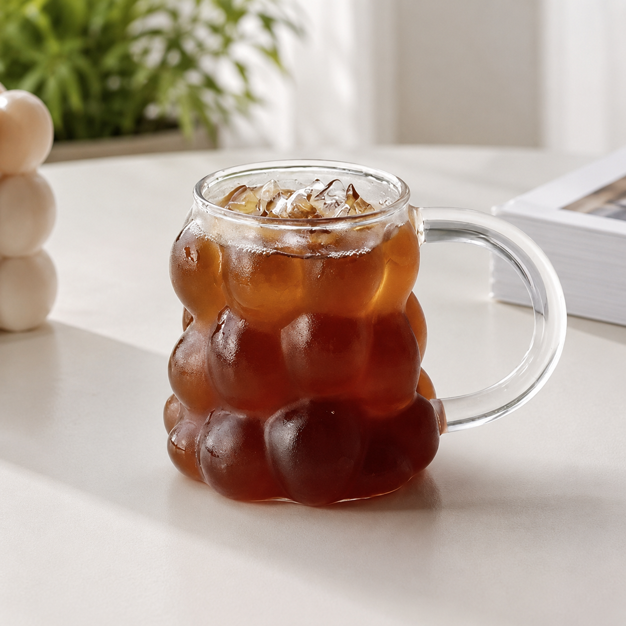 Lunaro Bubble Mug & Tumbler – Heat Resistant Glass