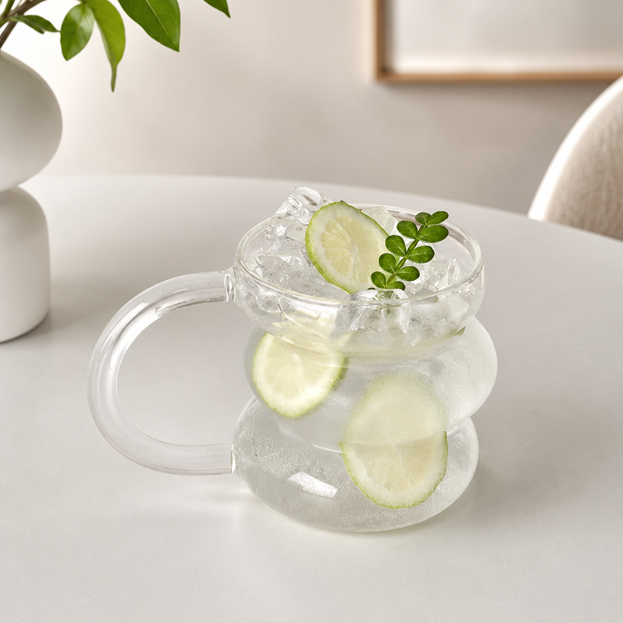 Lunaro Bubble Mug & Tumbler – Heat Resistant Glass