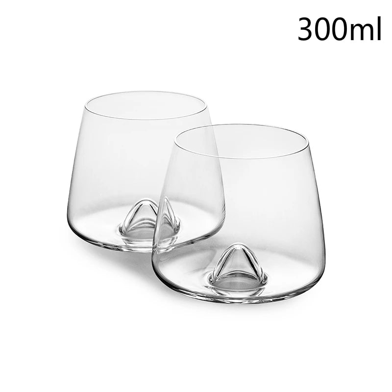 Montelle Mountain Base Crystal Whisky Glass Set