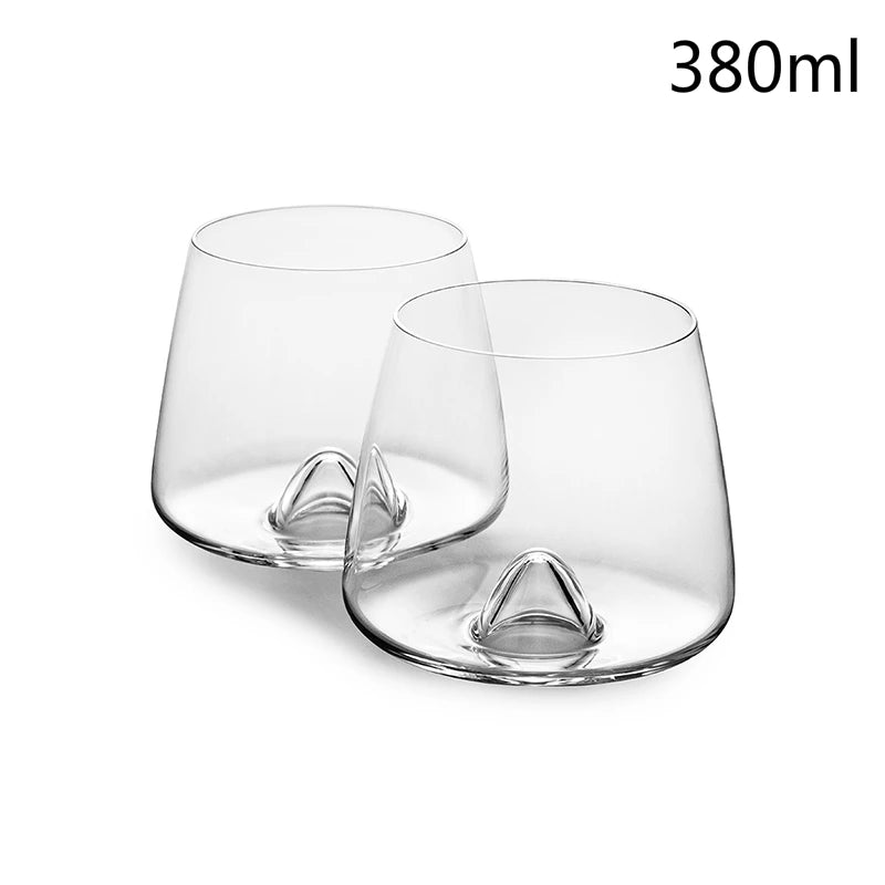 Montelle Mountain Base Crystal Whisky Glass Set