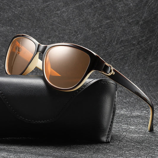 Serena Elegant Black Sunglasses – UV Protection Fashion Shades for Women