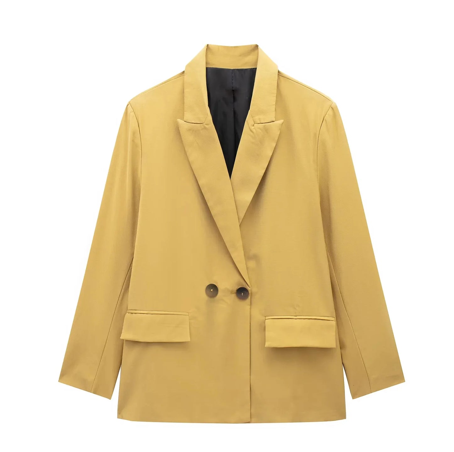 Harper Double-Breasted Suit Jacket – Chic Office Wear & Smart Casual Style Blazer