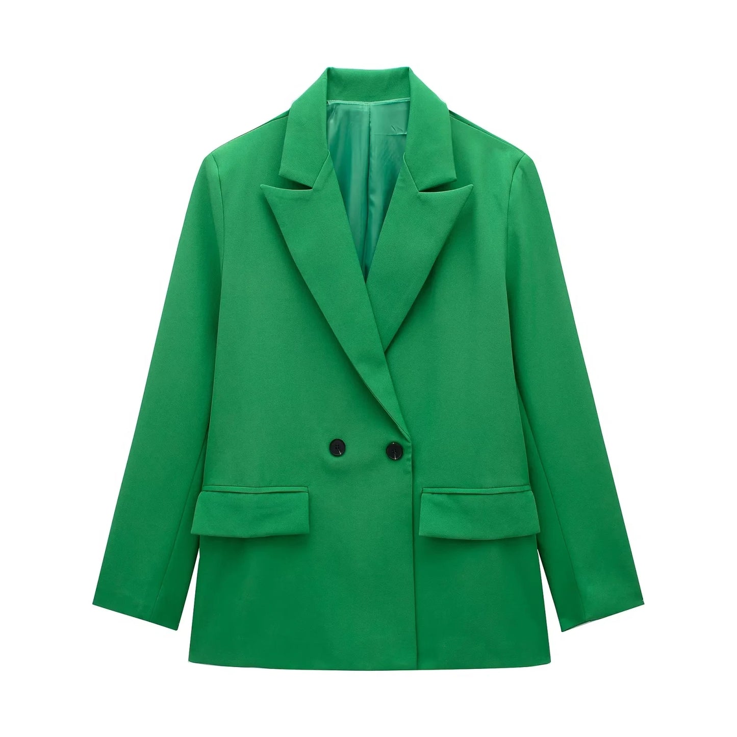 Harper Double-Breasted Suit Jacket – Chic Office Wear & Smart Casual Style Blazer