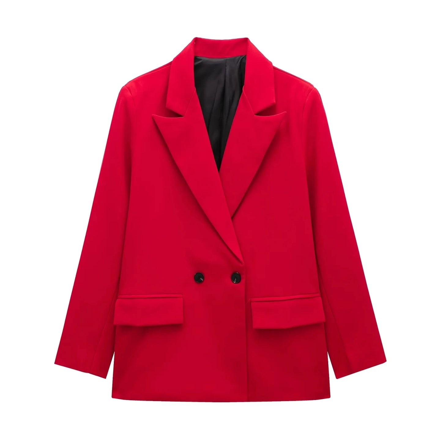 Harper Double-Breasted Suit Jacket – Chic Office Wear & Smart Casual Style Blazer