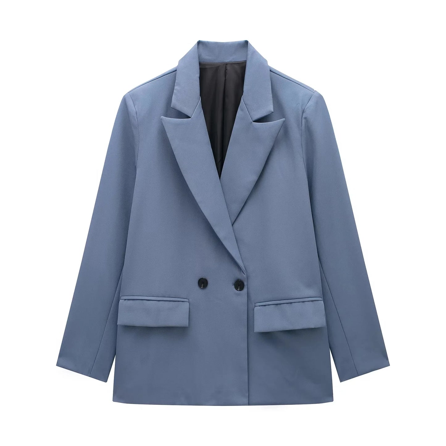 Harper Double-Breasted Suit Jacket – Chic Office Wear & Smart Casual Style Blazer