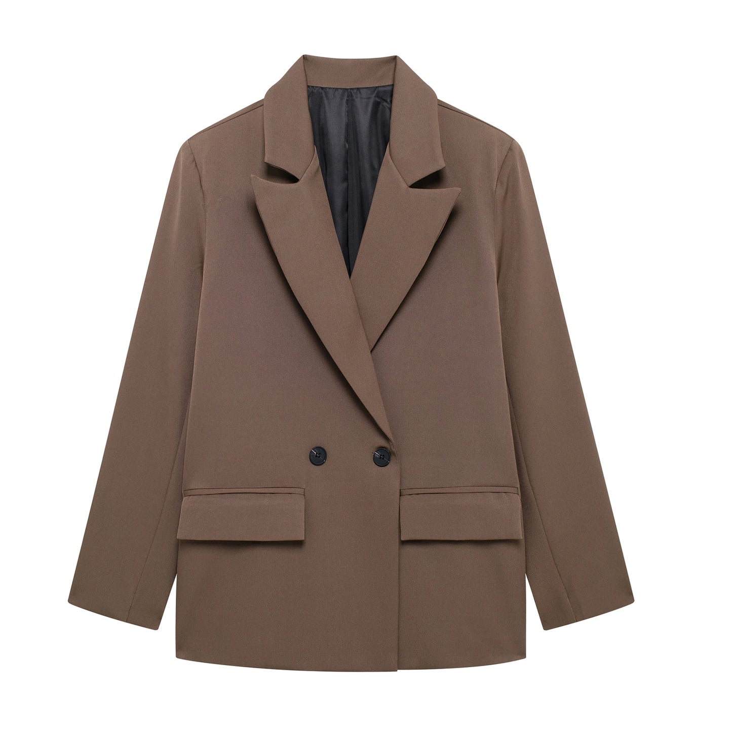 Harper Double-Breasted Suit Jacket – Chic Office Wear & Smart Casual Style Blazer