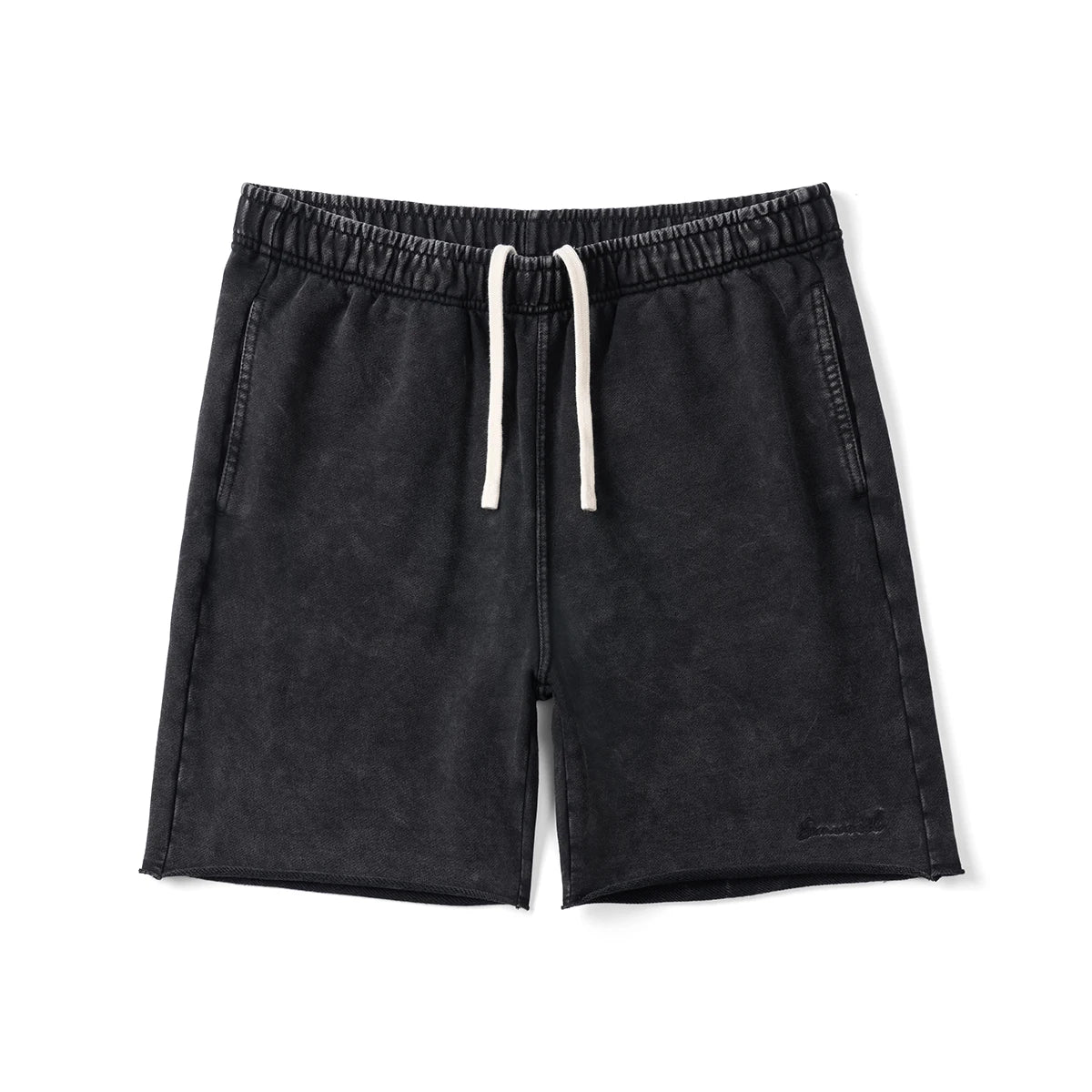 Men’s Washed Cotton Drawstring Shorts – Soft Loungewear & Casual Summer Gym Shorts