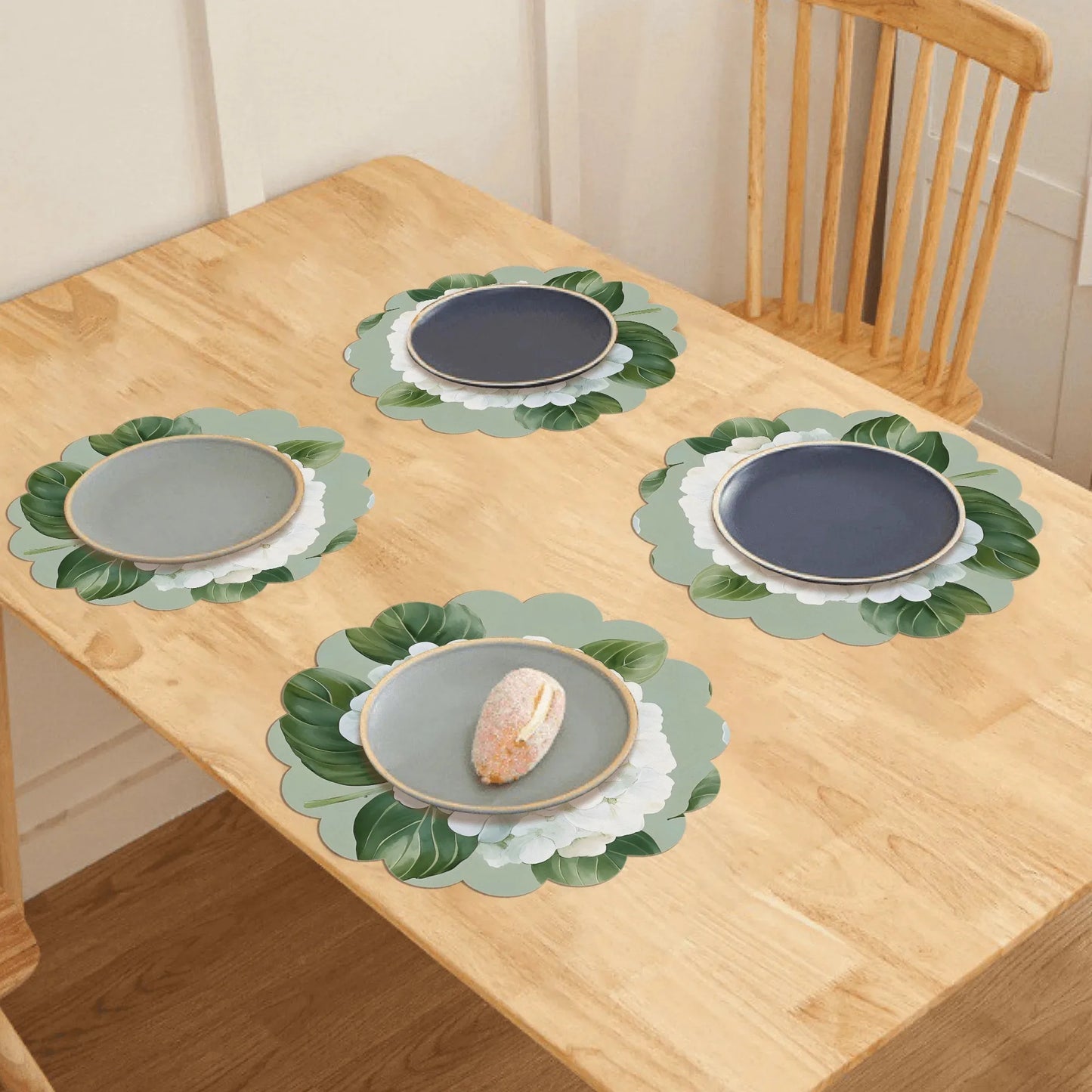 Hydrangea Meadow Placemat Set – Floral Dining Table Mats