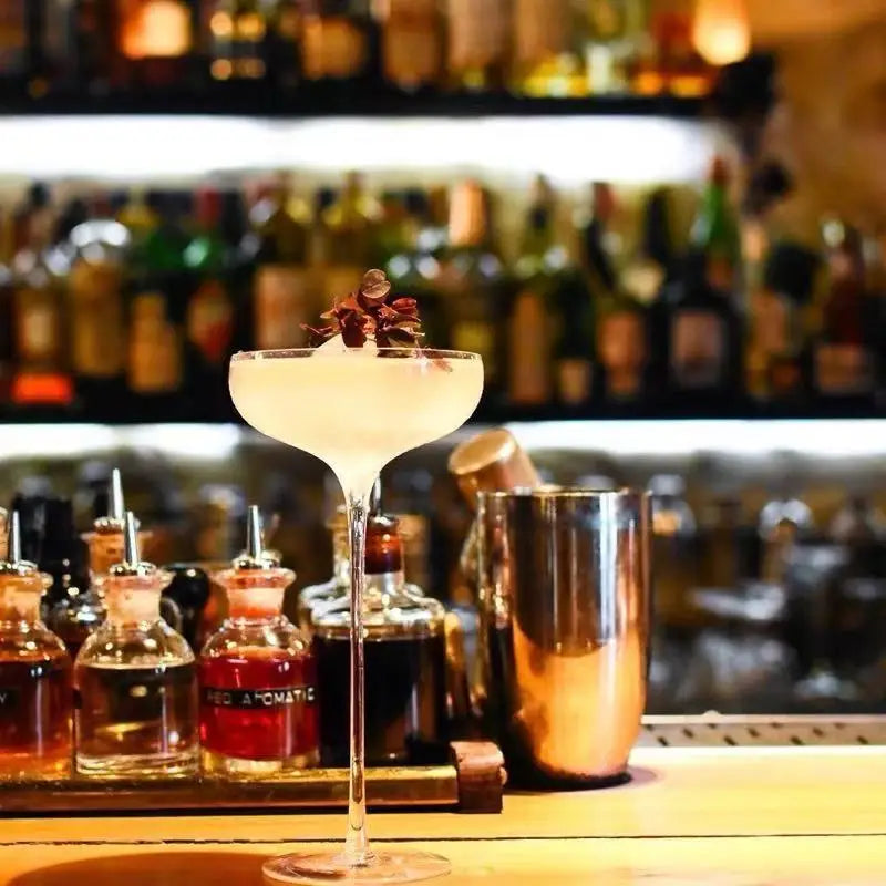 Mirello Martini Cocktail Glass – Long Stem Glass for Martinis, Cosmopolitans & Espresso Martinis