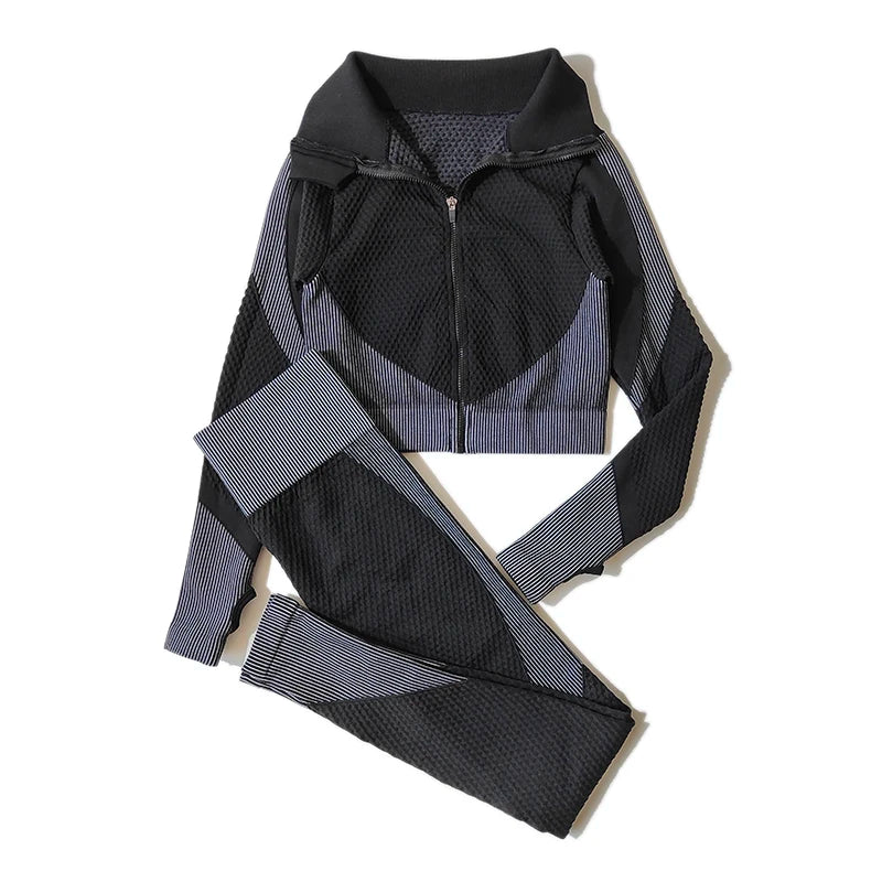 Women's Activewear Collection: Textured Yoga Sets