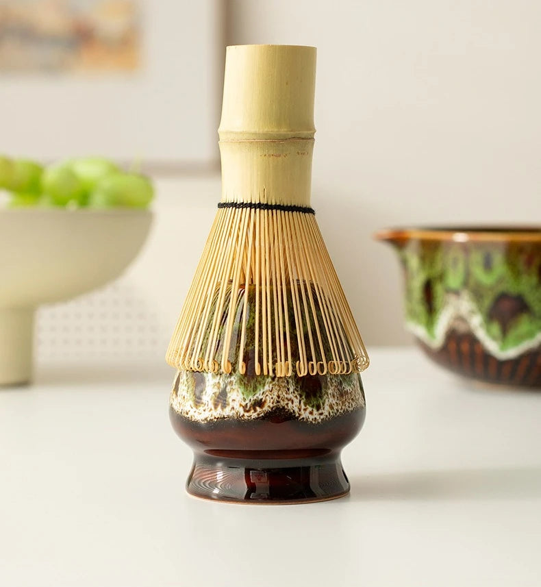 Aemori Japanese-Style Matcha Tea Set – 5 or 7 Piece Matcha Gift Set with Bamboo Whisk, Bowl and Accessories