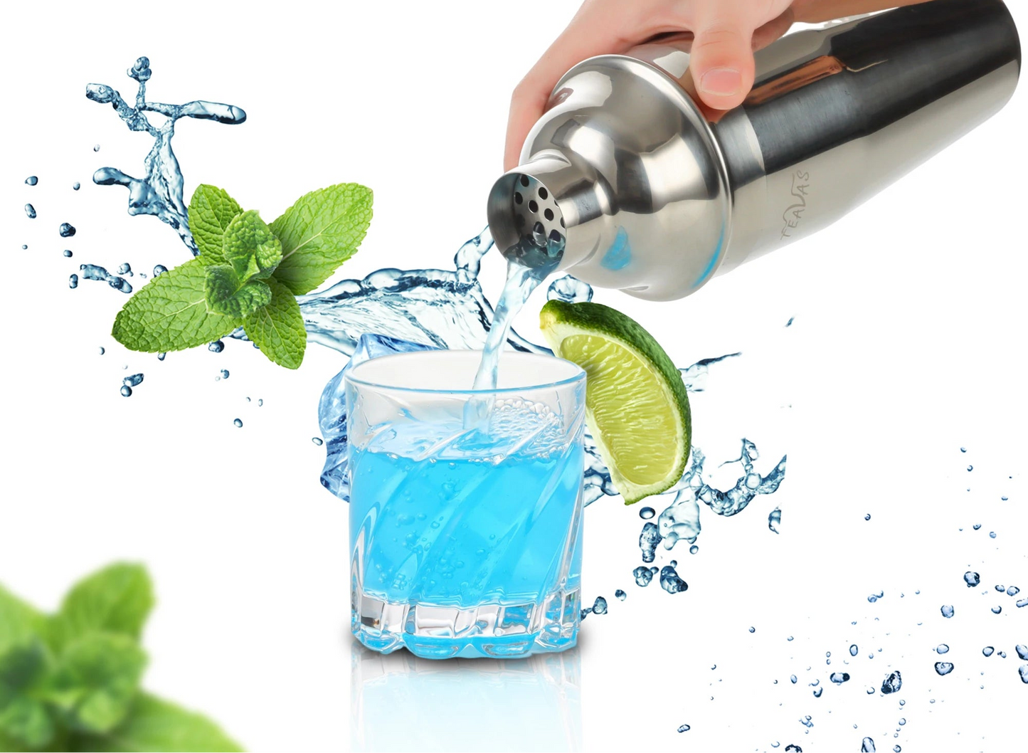 Cocktail Shaker & Mixology Set with Stand – 13 & 25 Piece Stainless Steel Bar Tools