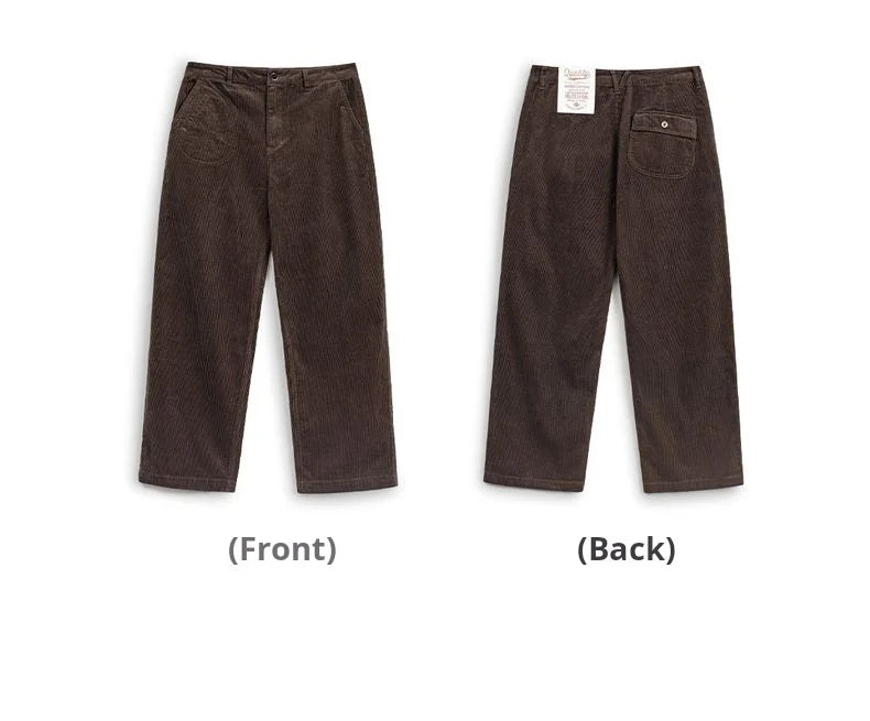 Ashcroft Corduroy Cargo Trousers – Straight Leg Men’s Cord Trousers in 100% Cotton
