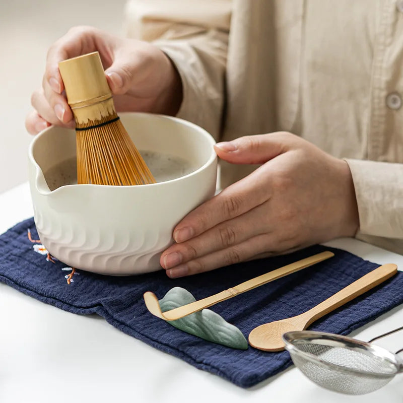 Harmony Matcha Gift Set – 8-Piece Japanese Matcha Tea Making Kit with Ceramic Bowl, Whisk & Accessories