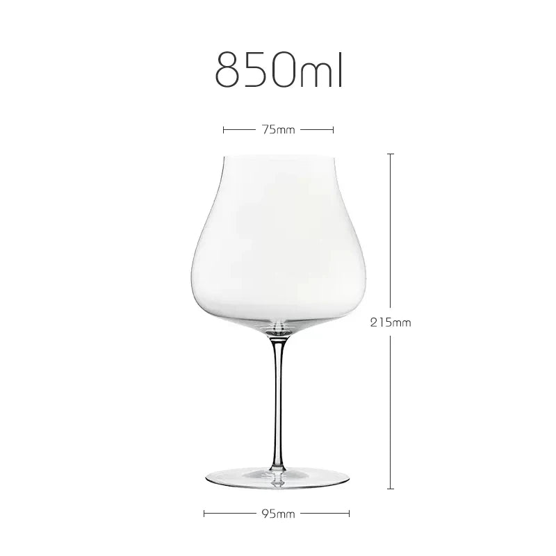 Vintner Collection Handcrafted Crystal Sensory Wine Glass 850ml – Premium Wine Tasting Goblet