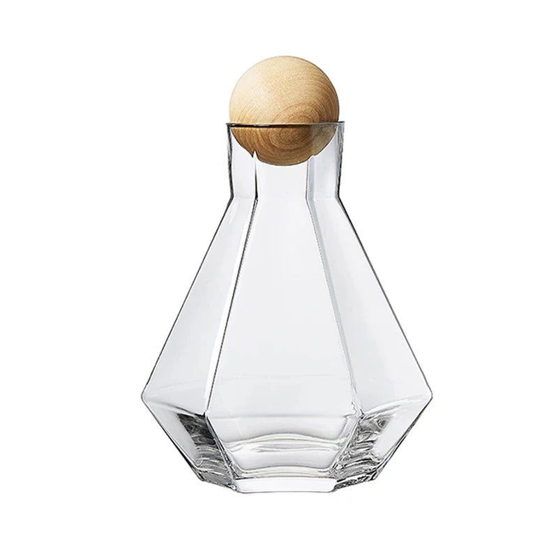 Halden Glass Carafe with Glasses – Water & Juice Serving Set