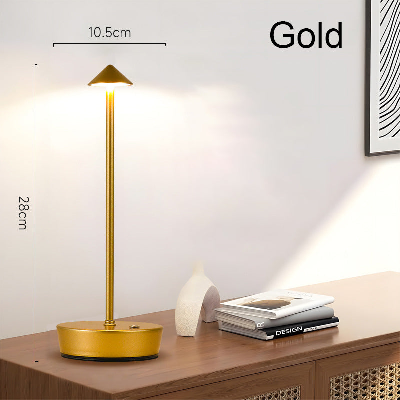 Cordless LED Table Lamp – Rechargeable Touch Light for Bedroom & Desk