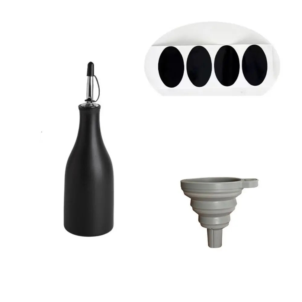Foundry Ceramic Oil & Vinegar Bottle – Kitchen Pourer for Olive Oil, Vinegar & Cooking Oils