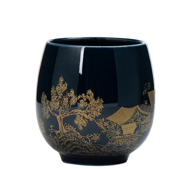 Japanese Ceramic Tea Cup – Traditional Matcha, Green Tea & Coffee Cup