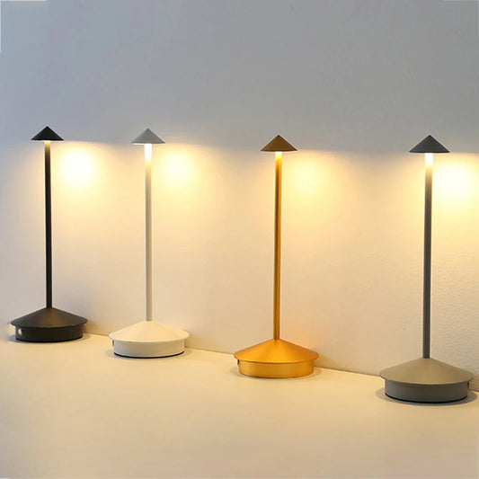 Cordless LED Table Lamp – Rechargeable Touch Light for Bedroom & Desk