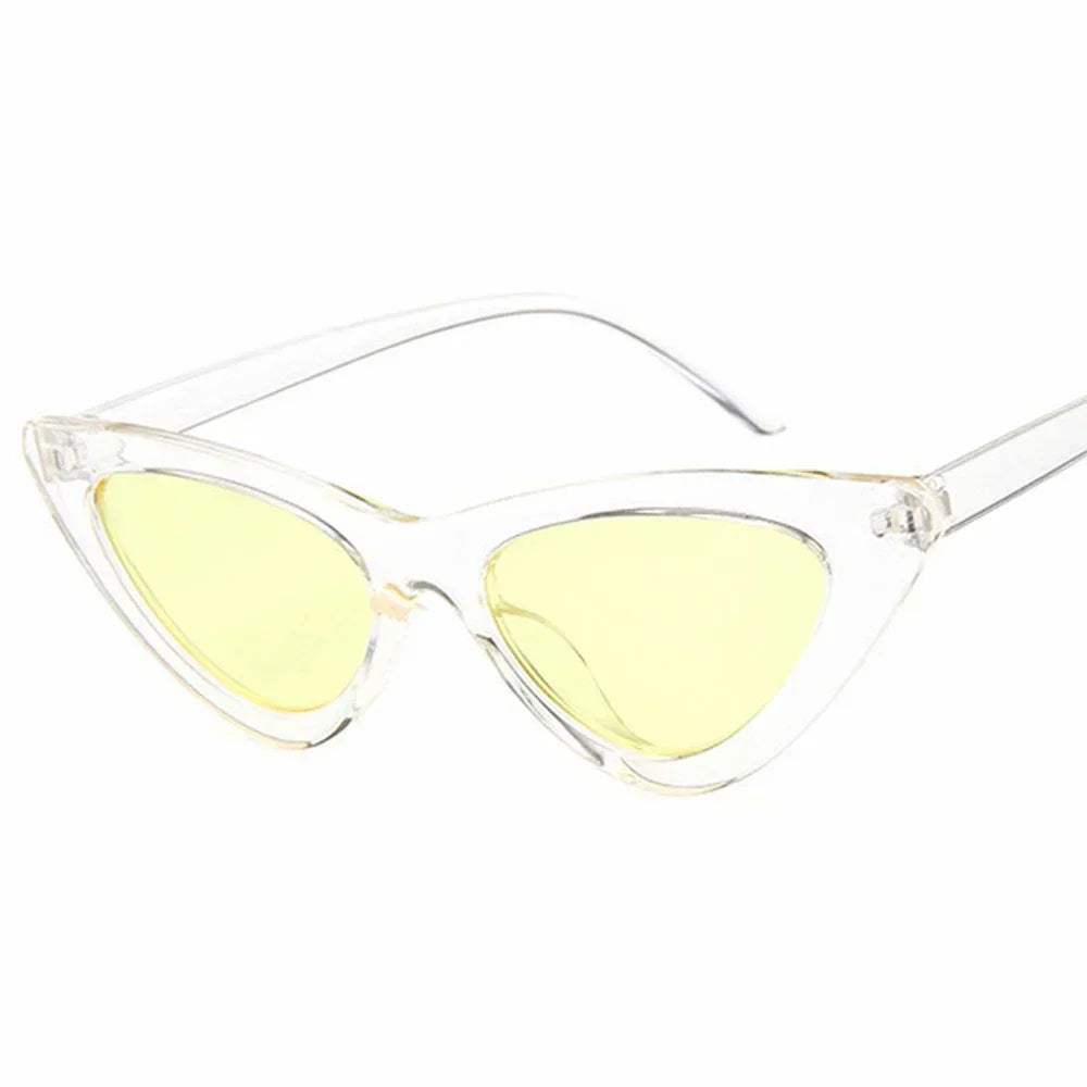 Selene Cat Eye Sunglasses – Vintage Slim Frame UV Eyewear for Women