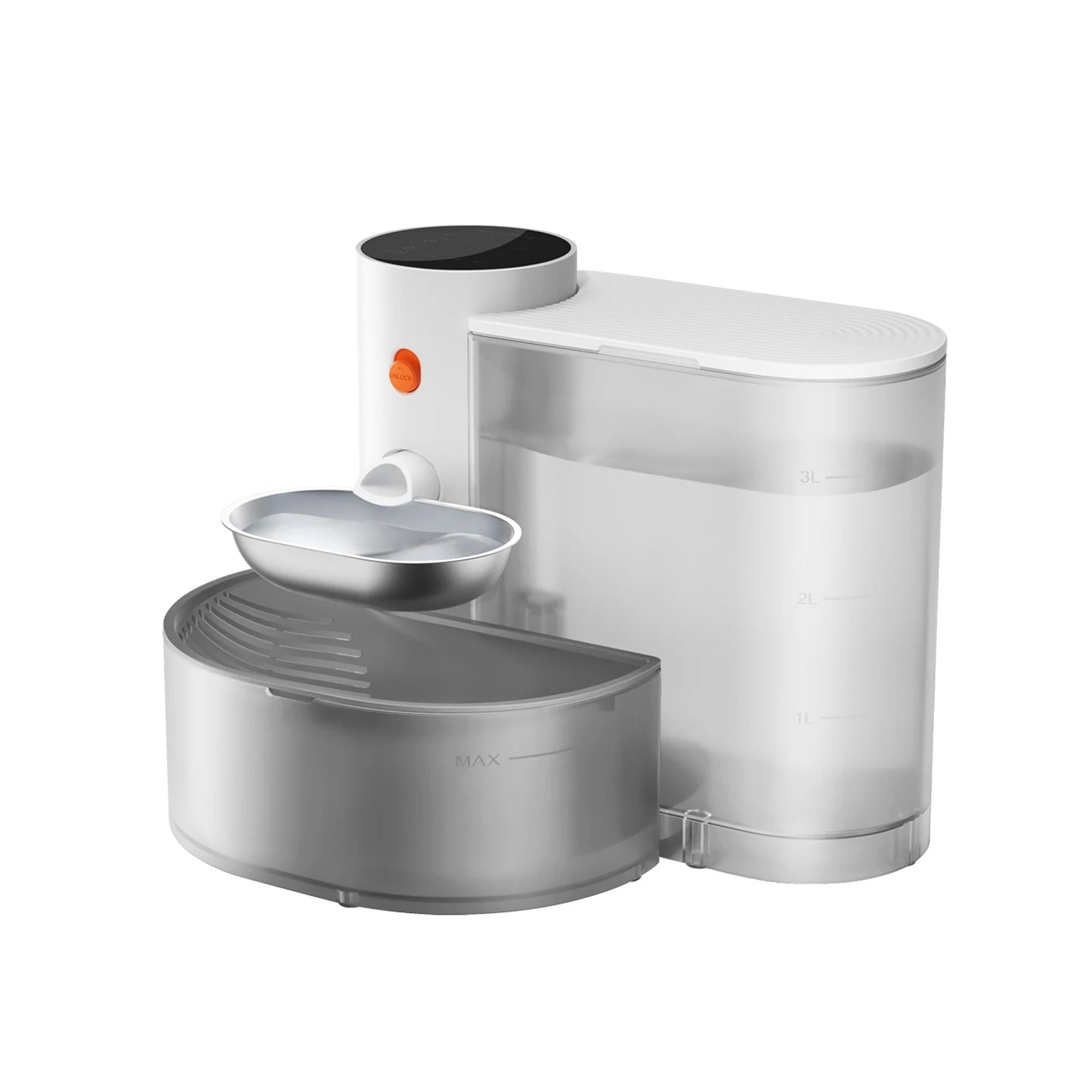 Smart Wireless Cat Water Fountain – Rechargeable Large Capacity Filter-Free Automatic Pet Water Dispenser with Dual-Tank Fresh and Waste Separation