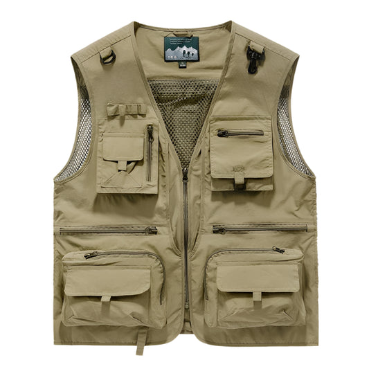 Men’s Tactical Vest – Multi-Pocket Outdoor Utility Gilet