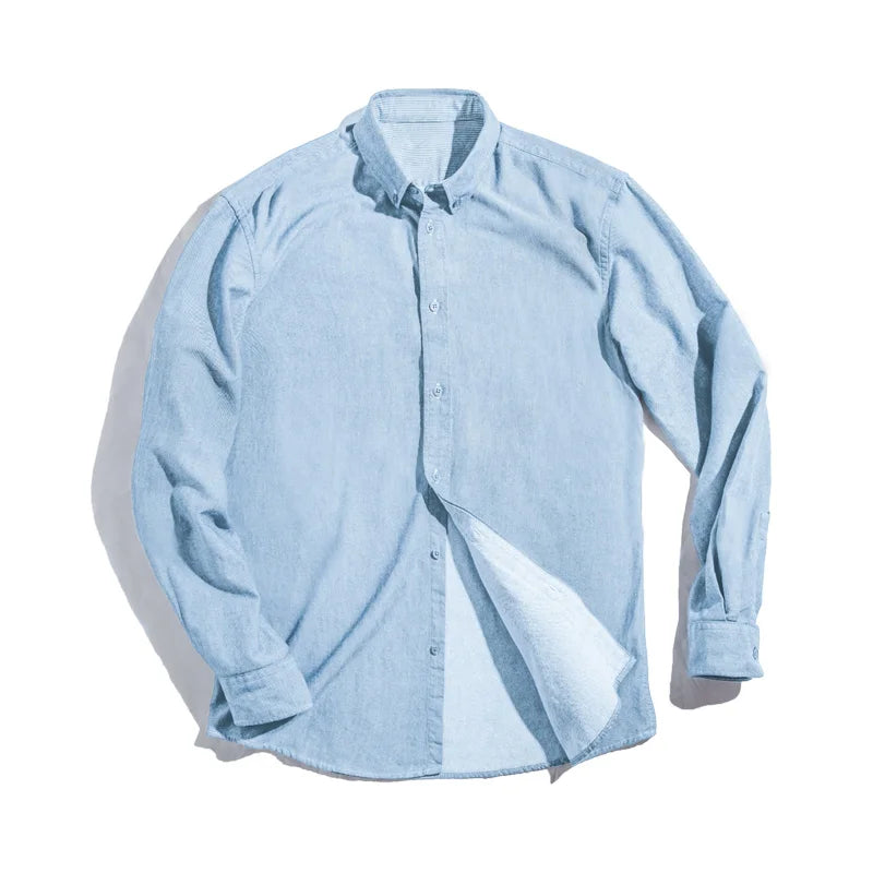 Ellison Men’s Oxford Button Down Shirt – Long Sleeve Smart Casual Business Shirt