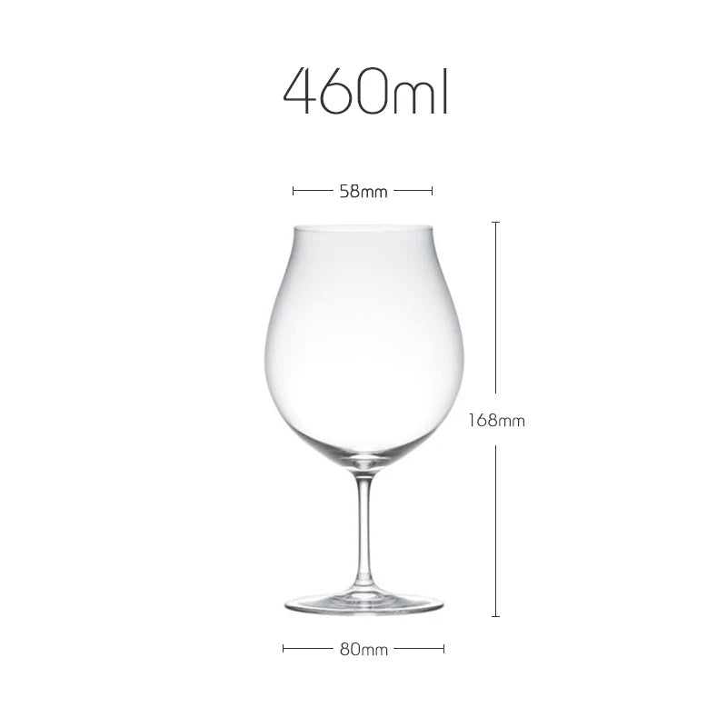 Vintner Collection Handcrafted Crystal Tulip Wine Glass – Premium White, Rosé & Sparkling Wine Goblet