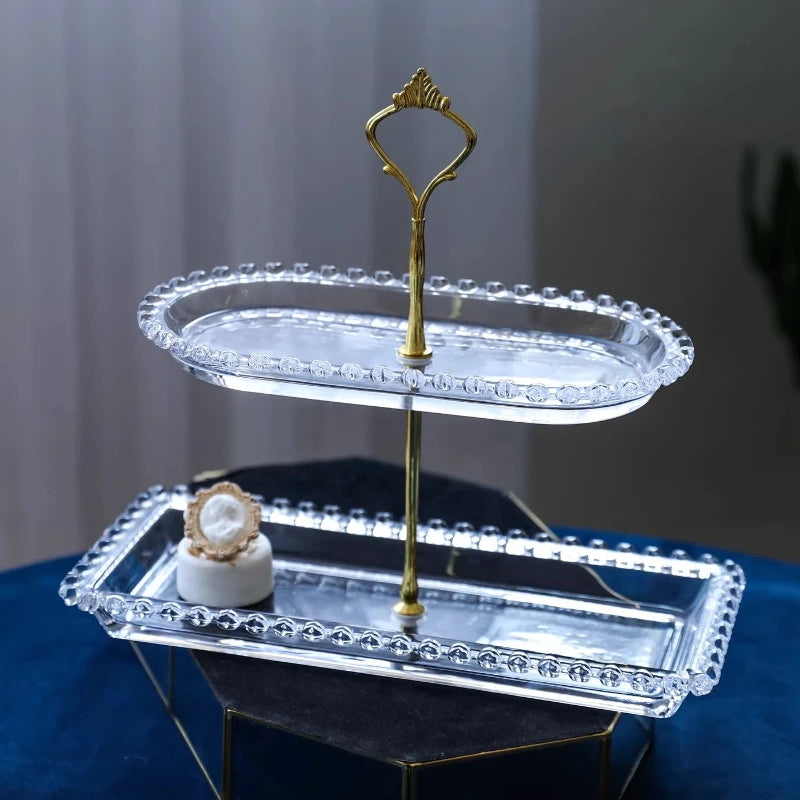 Maison Glass Cake Stand Collection – Dessert, Fruit & Afternoon Tea Serving Stand